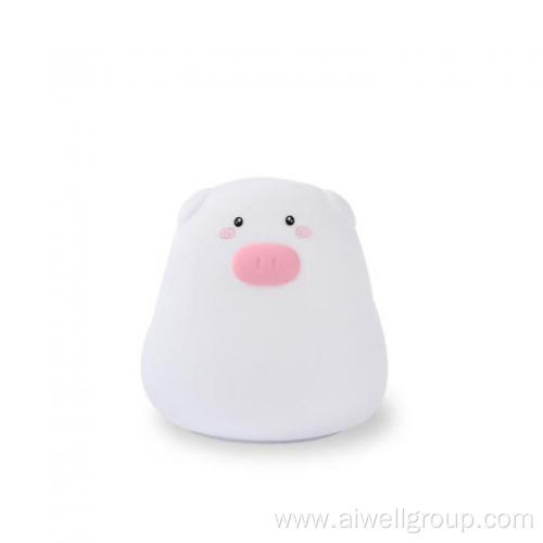 Popular mini LED children pig baby animal lamp